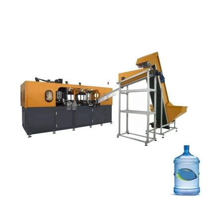 4300 KG Máquina de soplado de botellas de PET de dos cavidades totalmente automática para botellas de 10 a 20 L