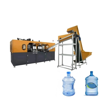 4300 KG Máquina de soplado de botellas de PET de dos cavidades totalmente automática para botellas de 10 a 20 L