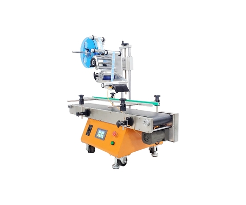 Máquina de etiquetado autoadhesivo de botellas tipo escritorio para etiquetado preciso de productos alimenticios
