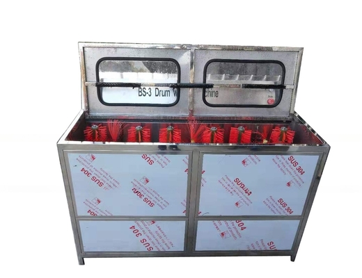 Lavadora interna de botellas de 5 galones semiautomática de 195 kg en la producción de bebidas