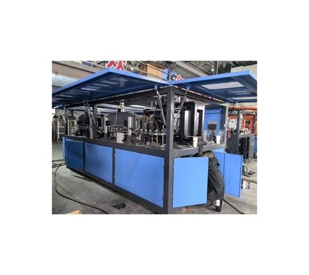 Producción teórica 4000-4500 pcs Máquina de soplar botellas de mascotas de 4 cavidades totalmente automática
