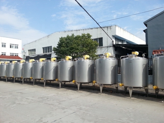 0Tanque de incubación de yogur de acero inoxidable de.75KW para necesidades de procesamiento suave