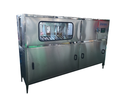 2950X800X1600MM Tiendas de alimentos y bebidas 5 galones tambor enjuague máquina de llenado y tapa