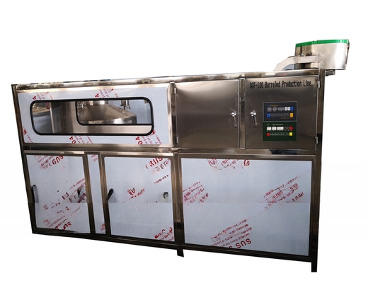2950X800X1600MM Tiendas de alimentos y bebidas 5 galones tambor enjuague máquina de llenado y tapa