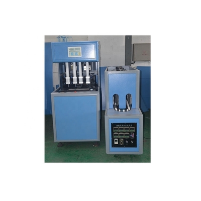 Máquina de moldeo de botellas de agua de 4 cavidades semiautomática de 1L para agua y bebidas