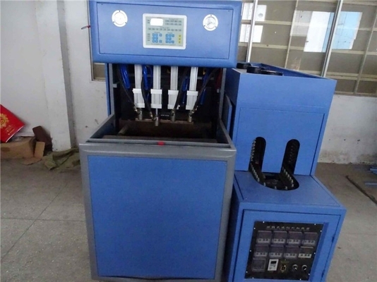 Máquina de moldeo de botellas de agua de 4 cavidades semiautomática de 1L para agua y bebidas