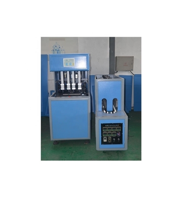 Máquina de moldeo de botellas de agua de 4 cavidades semiautomática de 1L para agua y bebidas