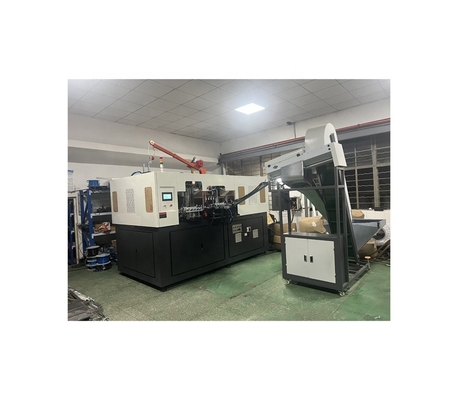 80kN fuerza de sujeción 40kW potencia automática completa 6 cavidad 600ml botella soplado moldeo máquina