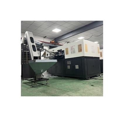 80kN fuerza de sujeción 40kW potencia automática completa 6 cavidad 600ml botella soplado moldeo máquina