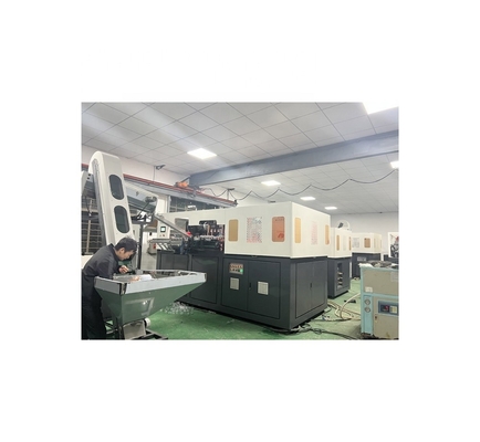 80kN fuerza de sujeción 40kW potencia automática completa 6 cavidad 600ml botella soplado moldeo máquina