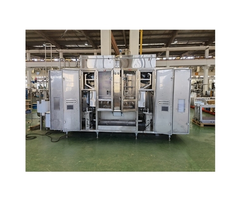 Máquina de llenado de bolsas de pasta de chile de cebolla de doble cabeza automática