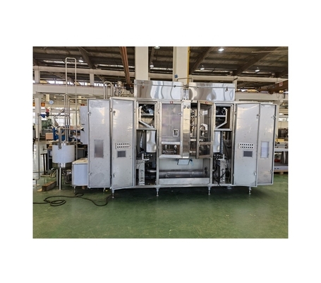 Máquina de llenado de bolsas de pasta de chile de cebolla de doble cabeza automática