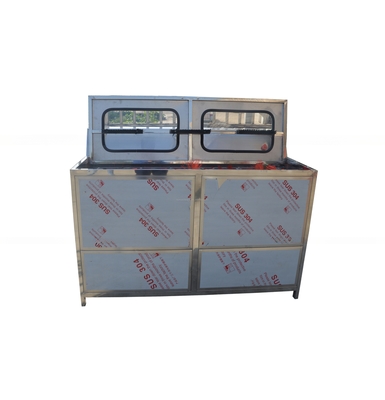 Fácil de operar Máquina de lavado de botellas de 5 galones semiautomática doble de tipo 195 KG