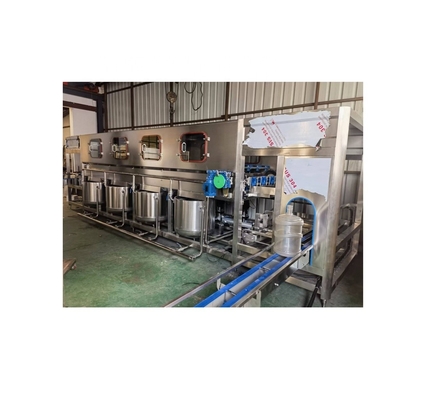 Linea de llenado de agua embotellada en botellas Tipo de embalaje 20L Grado automático Automático