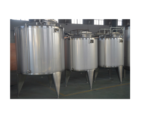 1050*1050*1850mm Tanque de almacenamiento aséptico de leche de acero inoxidable para la conservación de la leche