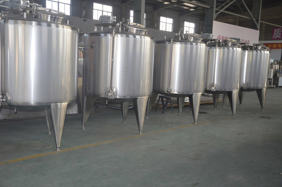 1050*1050*1850mm Tanque de almacenamiento aséptico de leche de acero inoxidable para la conservación de la leche