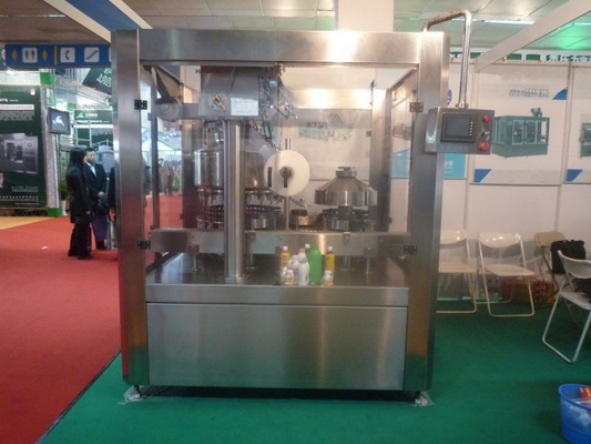 Máquina de llenado de botellas de yogur aromatizado de PP/HDPE/PE 4000b/h con sellado de papel de aluminio