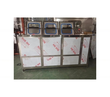 Lavadora de botellas de 100 BPH de 5 galones Lavadora de barriles de 20 L para granjas