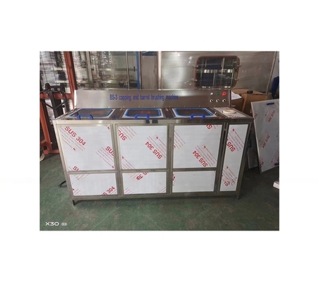 Lavadora de botellas de 100 BPH de 5 galones Lavadora de barriles de 20 L para granjas