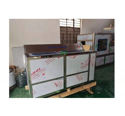 Lavadora de agua embotellada de barril interior y exterior semiautomática con velocidad de 100 BPH