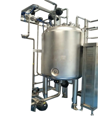 Voltado 0 Control automático completo Tipo 20000L UHT Tanque de almacenamiento aséptico de leche SUS304/316L