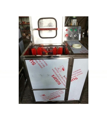 Relleno de agua SUS304 de acero inoxidable Semi automático 5 galones lavadora de botellas