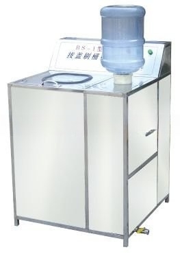 Relleno de agua SUS304 de acero inoxidable Semi automático 5 galones lavadora de botellas