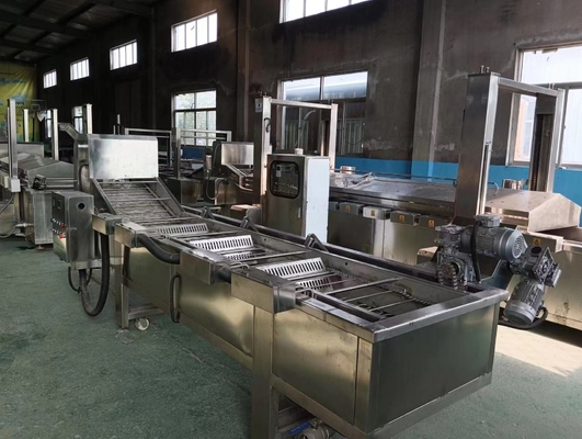 4000*1600*1850mm Maquina para freír rosquillas para aceite de cocina automática completa y de grado alimenticio