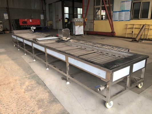 4000*1600*1850mm Maquina para freír rosquillas para aceite de cocina automática completa y de grado alimenticio