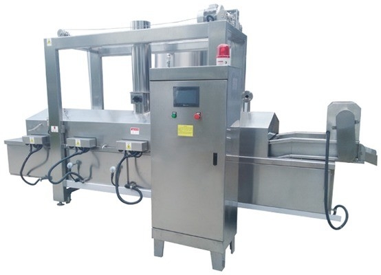 4000*1600*1850mm Maquina para freír rosquillas para aceite de cocina automática completa y de grado alimenticio