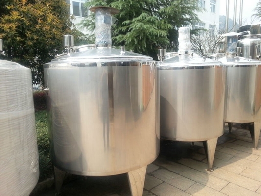 Tanque de fermentación SUS304 de espejo pulido para el procesamiento de jugo de frutas sanitario