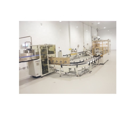 Máquina de embalaje automático de botellas de cartón para los requisitos del cliente