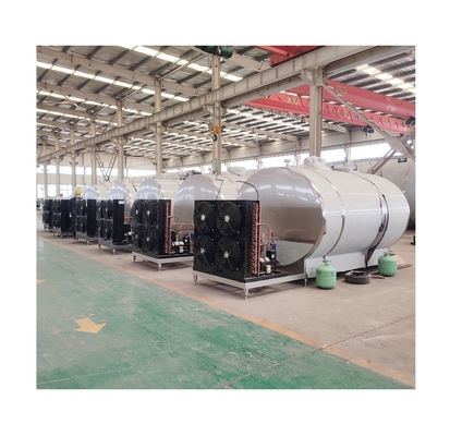 En el caso de las instalaciones de procesamiento de leche, el tanque de refrigeración de leche de acero inoxidable 2 mm/2,5 mm de espesor