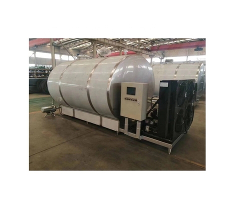 Utilización de la planta de procesamiento de leche Tanque de enfriamiento de almacenamiento de leche con voltaje personalizado
