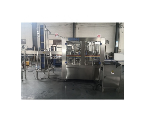 2000BPH 3000BPH Botella de PET enjuague máquina de relleno de tapa con 100% de exactitud de llenado