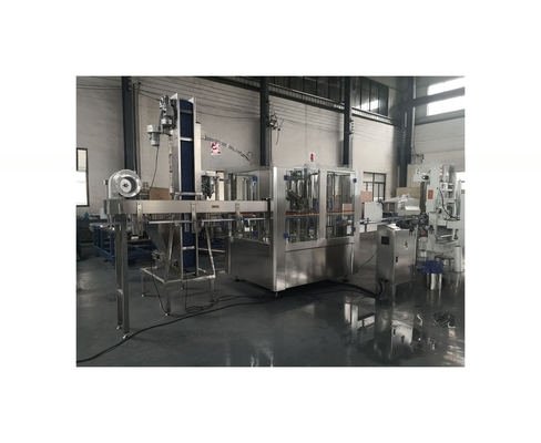 2000BPH 3000BPH Botella de PET enjuague máquina de relleno de tapa con 100% de exactitud de llenado