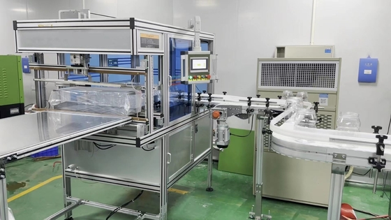 PLC Sistema de control de pantalla Inglés automático completo 20000b / h Botella vacía máquina de descifrado para granjas