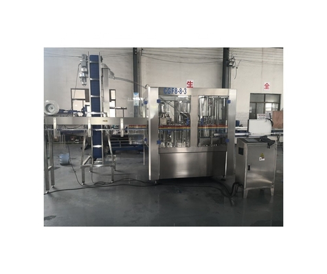 8 cabezas de lavado de botellas 3000BPH Máquina de llenado de cerveza de licor para la línea de fabricación de cerveza