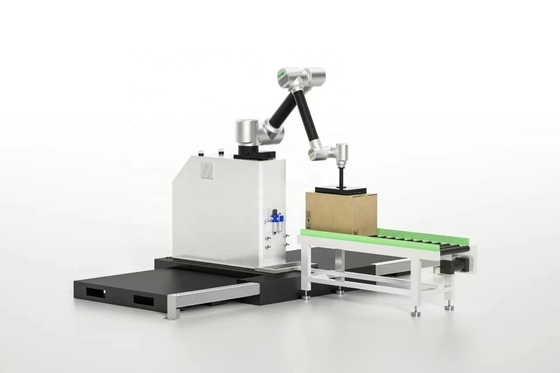 1600 mm Máxima extensión del brazo paletizador de botellas de PET automático completo para material de embalaje de plástico