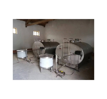 2 mm/2,5 mm de espesor Tanque de enfriador de leche con enfriamiento directo y compresor Copeland