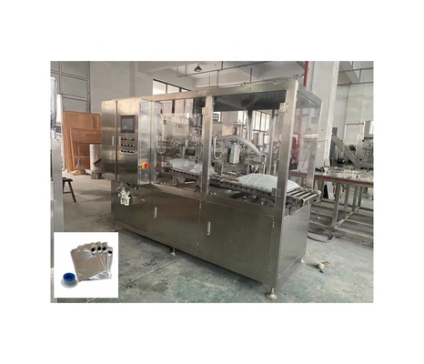 Máquina de llenado de pasta de pulpa de frutas aséptica de bolsa de papel de aluminio 2000BPH para una operación fácil