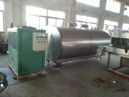 1250 KG SUS304/316L Acero inoxidable 5000L/H Contenedor refrigerado de leche ideal para productos lácteos