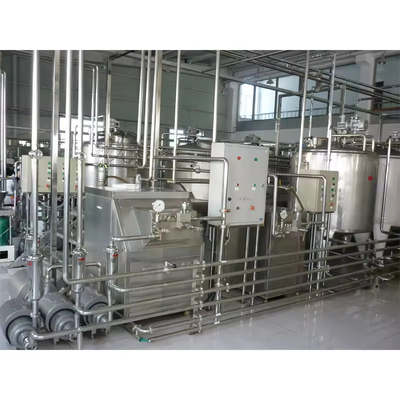 Línea de procesamiento de leche de acero inoxidable SUS304 para productos lácteos