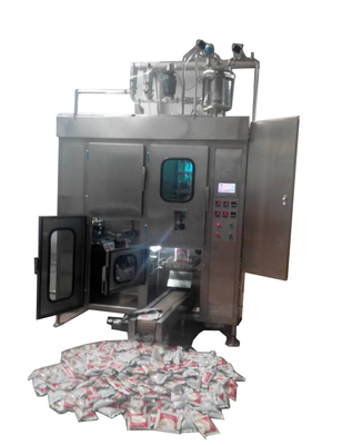 Máquina de embalaje de bolsas asépticas de una sola cabeza de 2000-3500 bolsas/h