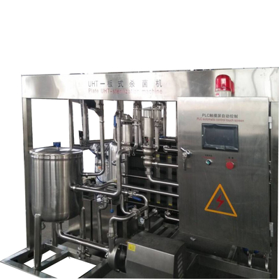 Esterilizador UHT de 2000 L/H para bebidas y jugos de leche fresca