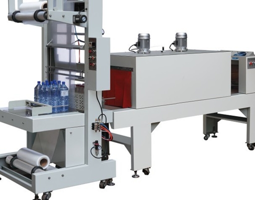 Máquina de embalaje semiautomática de botellas con película de calor para envolver botellas de latas de pop