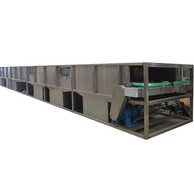 Jugo y bebidas de pulverización continua tipo de túnel de la máquina de pasteurización