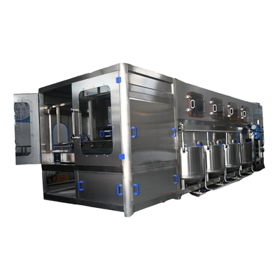 Máquina de llenado de agua de cubo de 900 bph para la producción de agua mineral, agua destilada y agua pura
