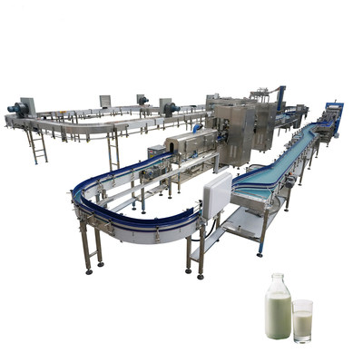 Línea de procesamiento combinado de leche pasteurizada a pequeña escala de alta calidad