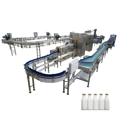 Línea de procesamiento combinado de leche pasteurizada a pequeña escala de alta calidad